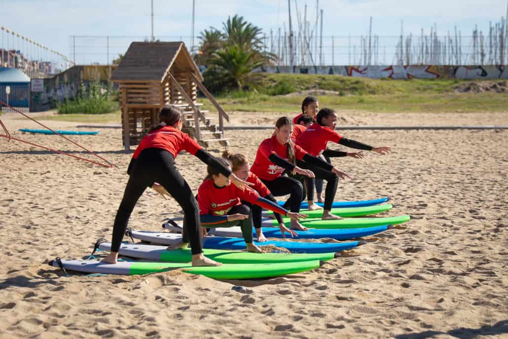 curso surf barcelona